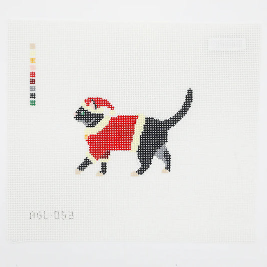 Santa Black Cat