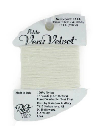 Petite Very Velvet V602 White