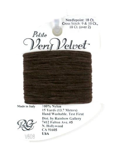 Petite Very Velvet V608 Dark Brown