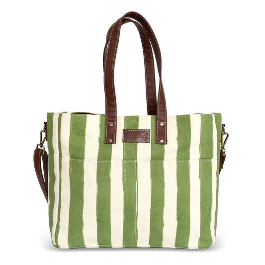 *NEW* Essential Tote, Linea Olive