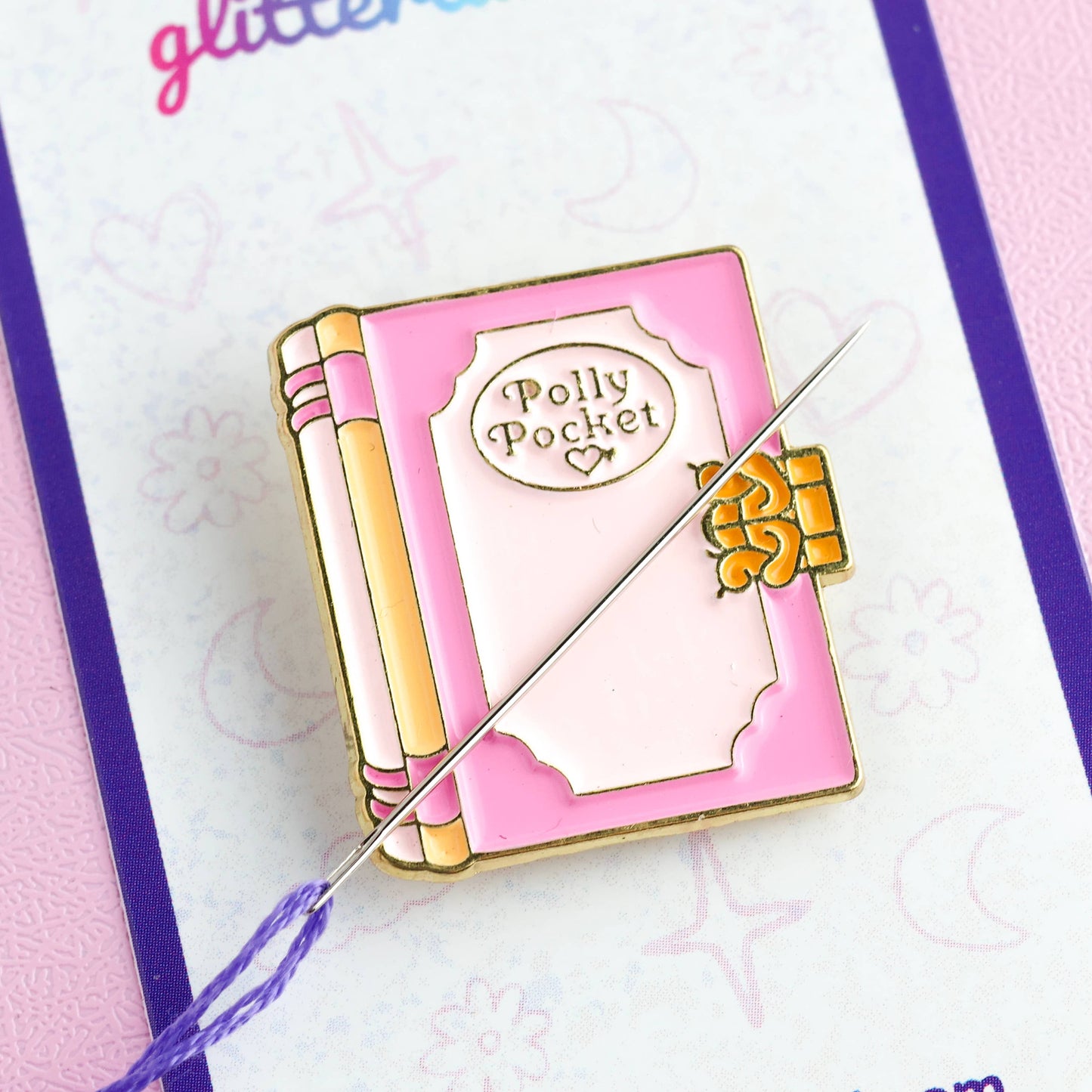Girl Toy Book Needle Minder Magnet