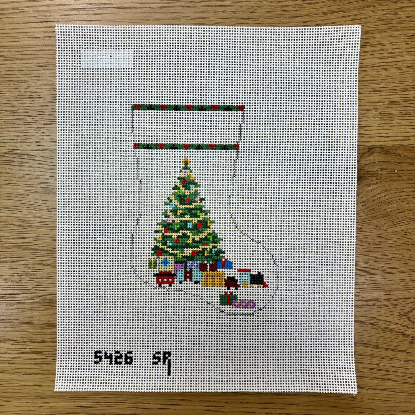 Christmas Tree, Train, Mini Stocking