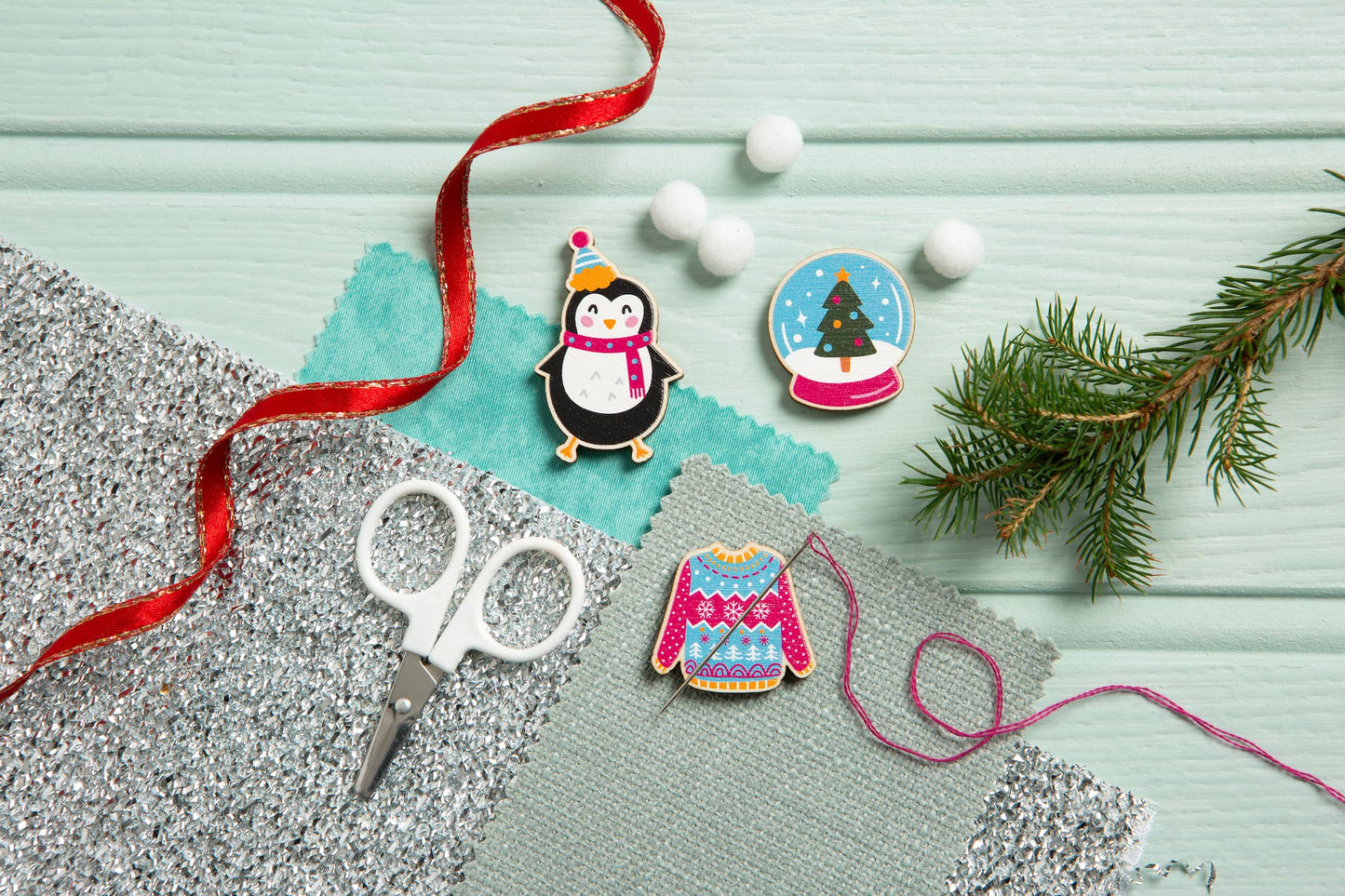 Penguin Magnetic Needle Minder | Gift for Crafters