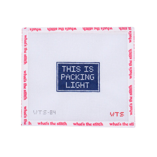 This Is Packing Light Luggage Tag
