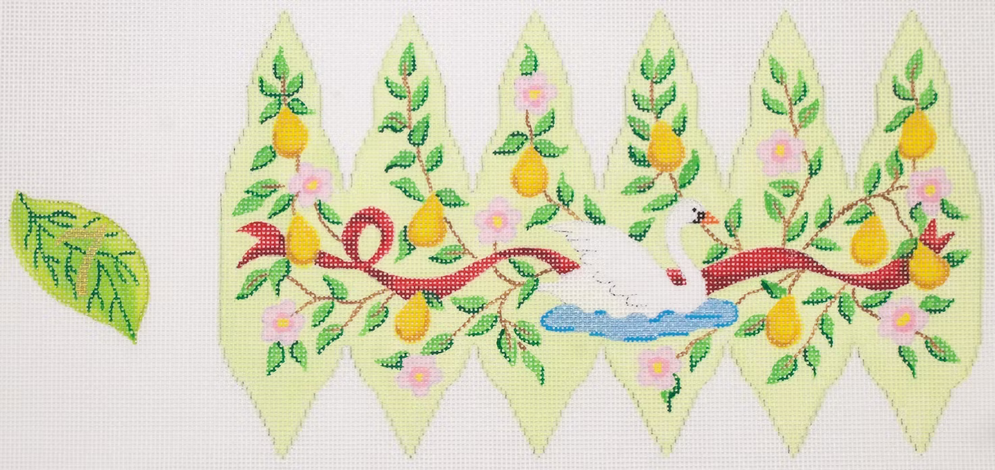 Christmas Pear Ornament-Day 7 Swans-a-swimming