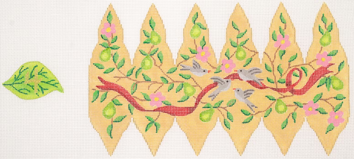 Christmas Pear Ornament-Day 4 Calling Birds
