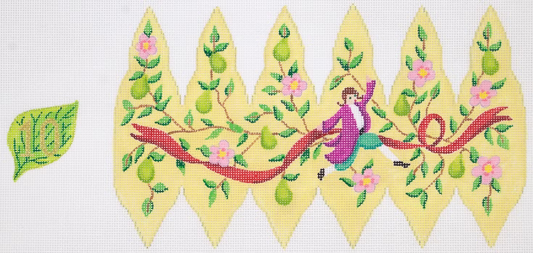 Christmas Pear Ornament-Day 10 Lords-a-leaping