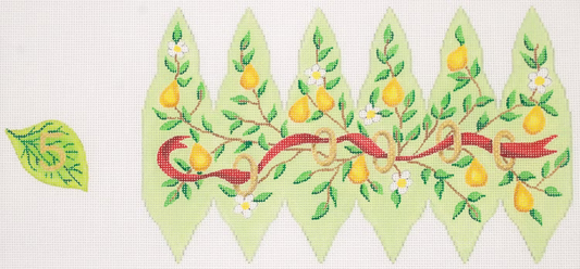 Christmas Pear Ornament-Day 5 Golden Rings
