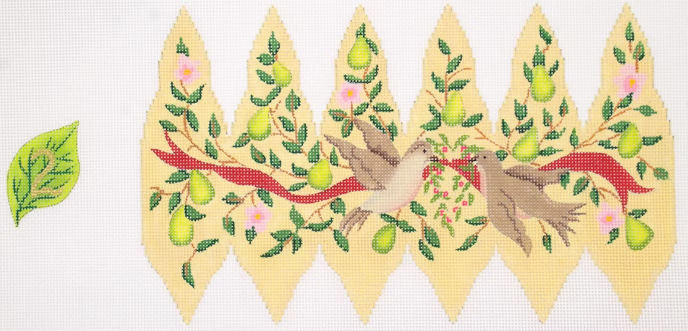 Christmas Pear Ornament-Day 2 Turtle Doves