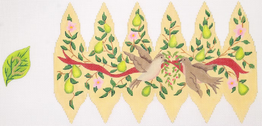 Christmas Pear Ornament-Day 2 Turtle Doves