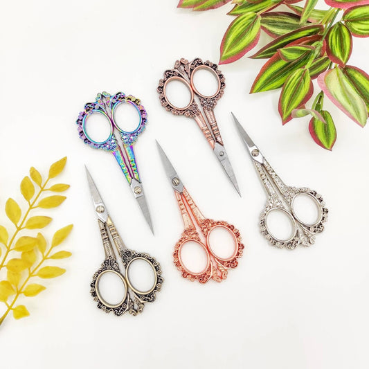 Floral Stainless Steel Scissors