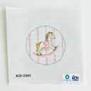 Pink Rocking Horse Round