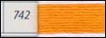 DMC 5 Pearl Cotton 742 Light Tangerine