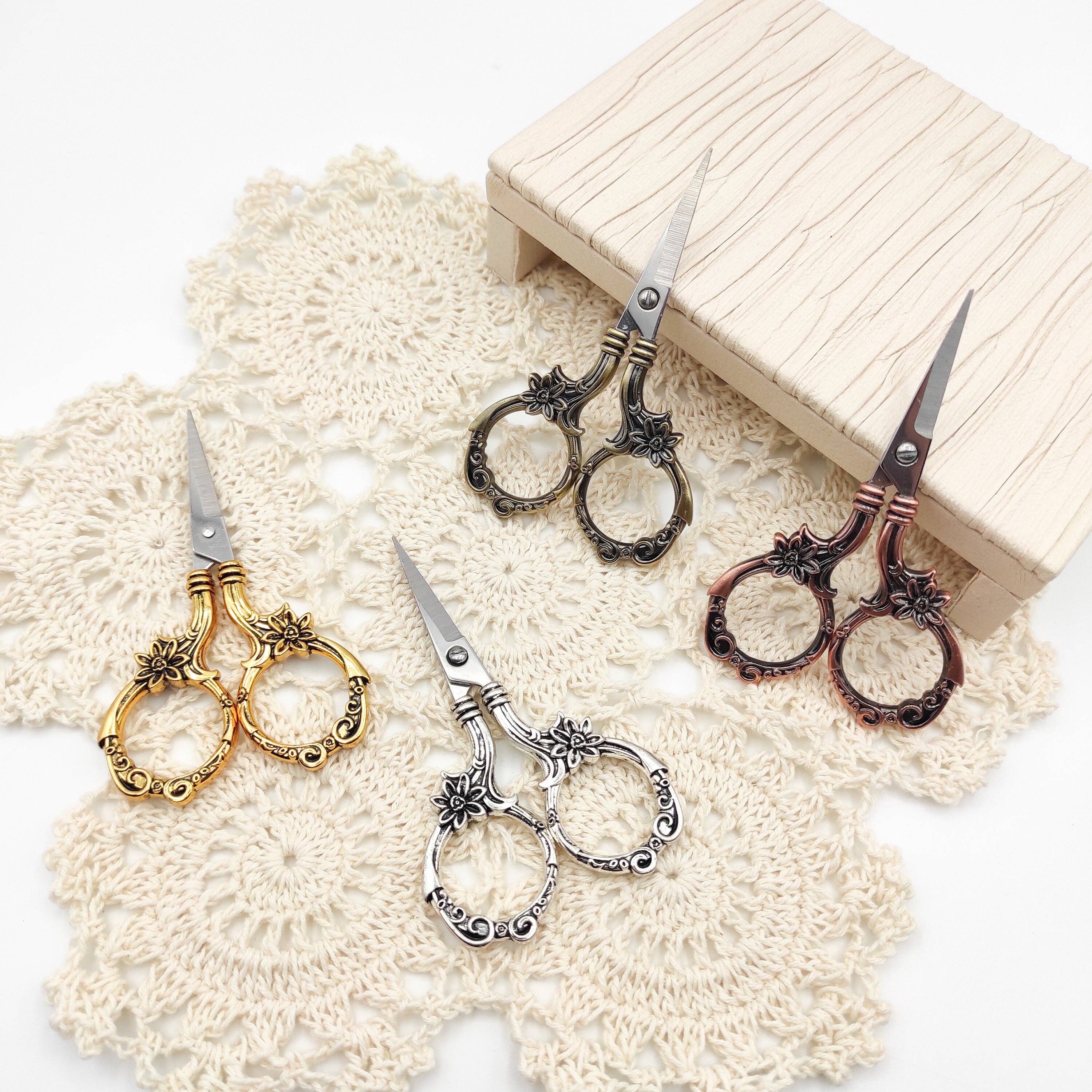 Small Fancy Scissors Daisy Vintage Style Small Scissor – MC's Designs