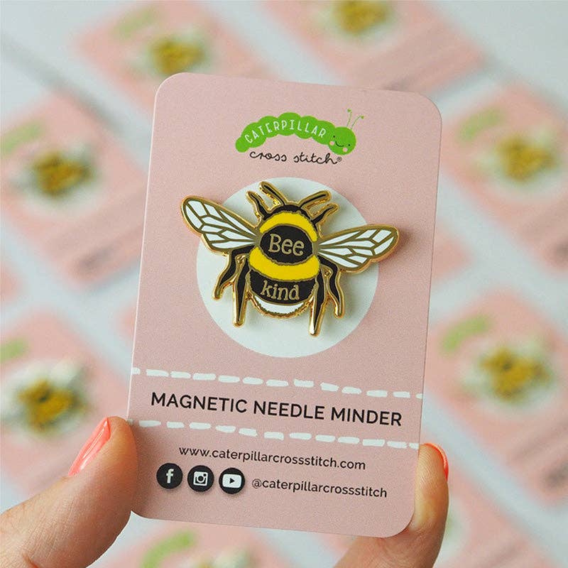 Bumblebee Bee Kind Magnetic Needle Minder