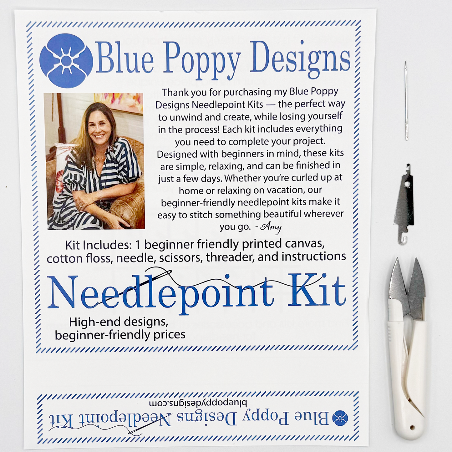 Paris Eiffel Tower Needlepoint Kit