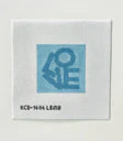 Blue and Blue Love Canvas Printed