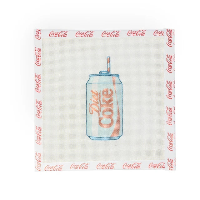 Diet Coke Can Needlepoint Canvas
