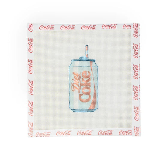 Diet Coke Can Needlepoint Canvas
