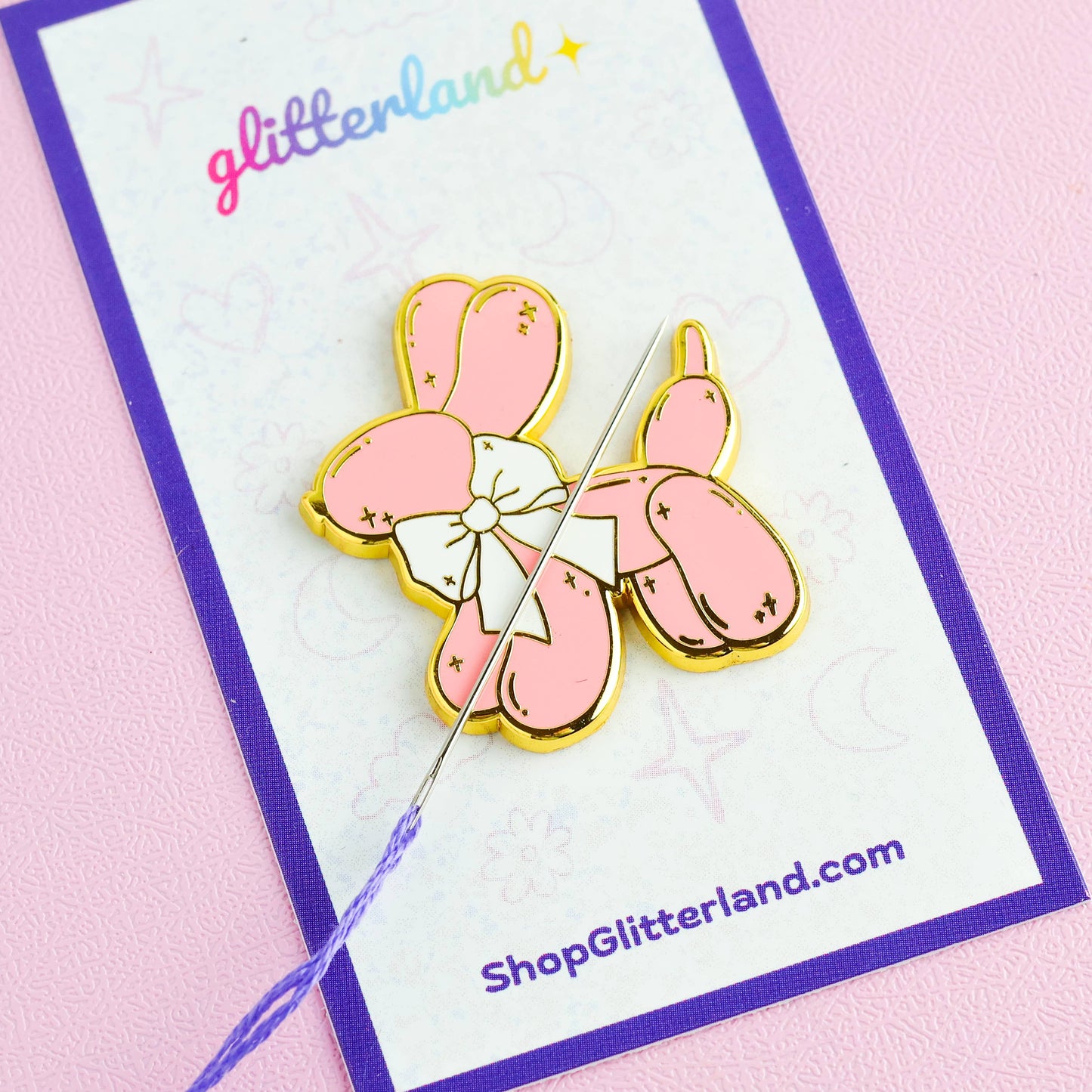 Balloon Dog Needle Minder Magnet