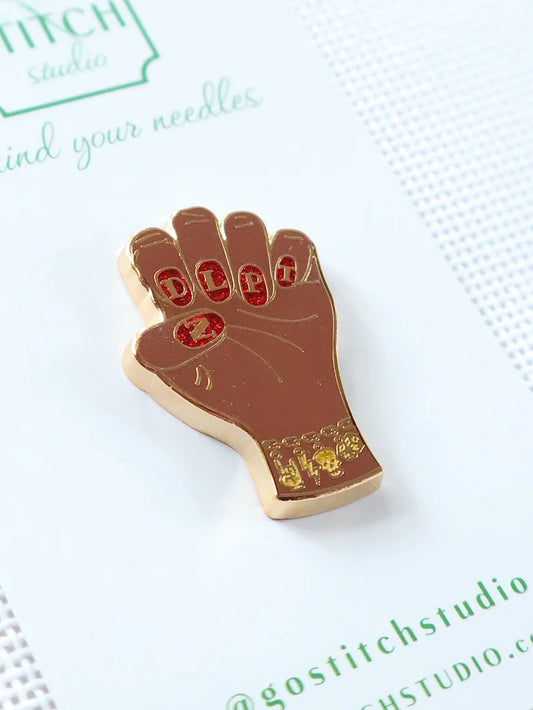 NDLPT Nails Needle Minder - Brown