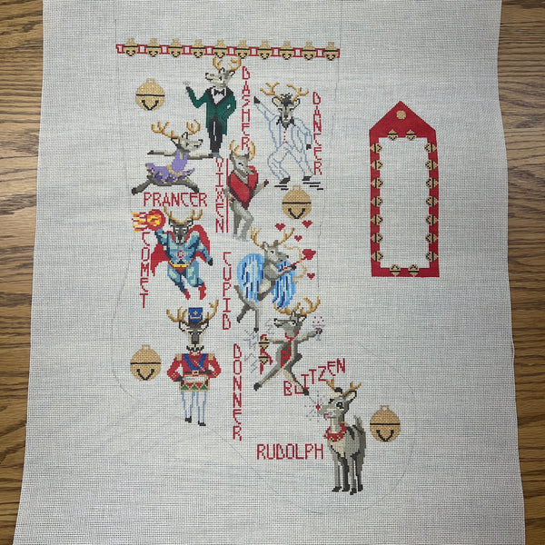Reindeer Stocking and Tag