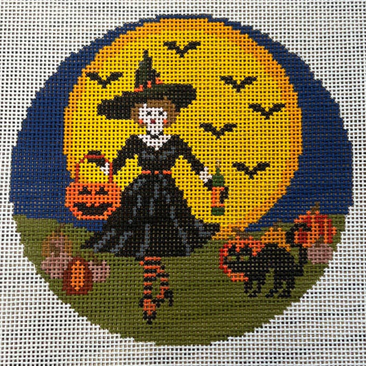 Betty Loves Halloween Canvas and Stitch Guide