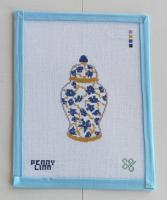 Blue Ginger Jar