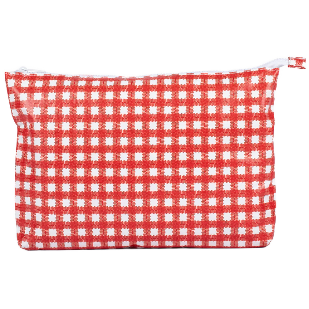Large Stash Bag-Red Gingham