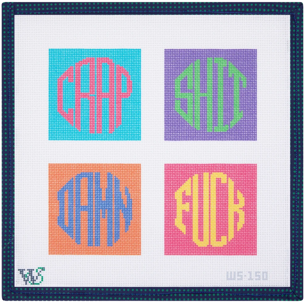 Colorblock Dirty Coasters