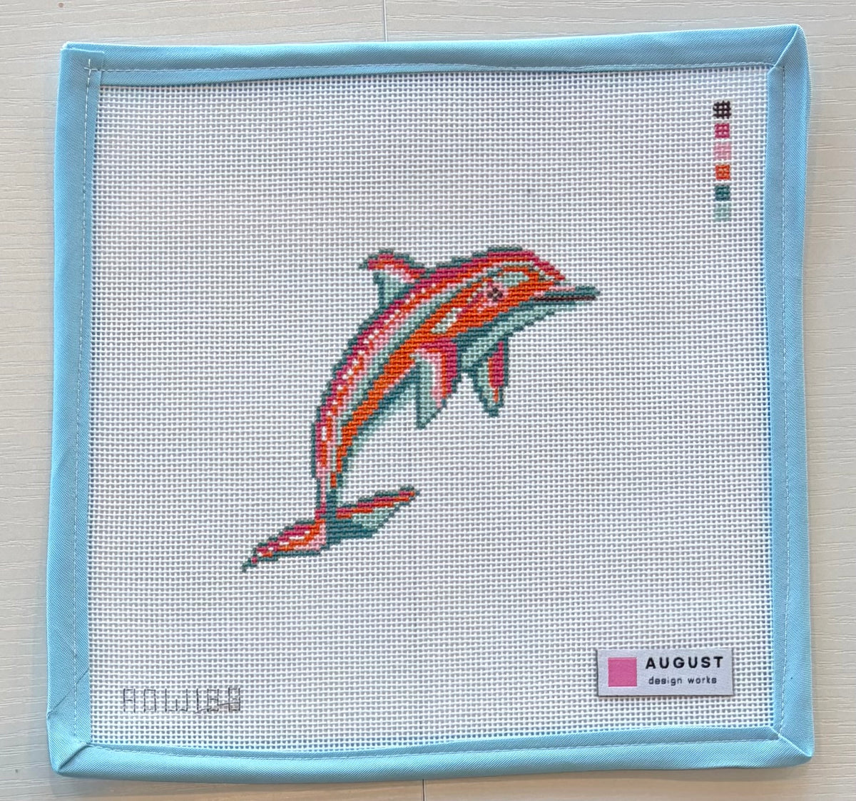 Dolphin - Needlepoint Canvas