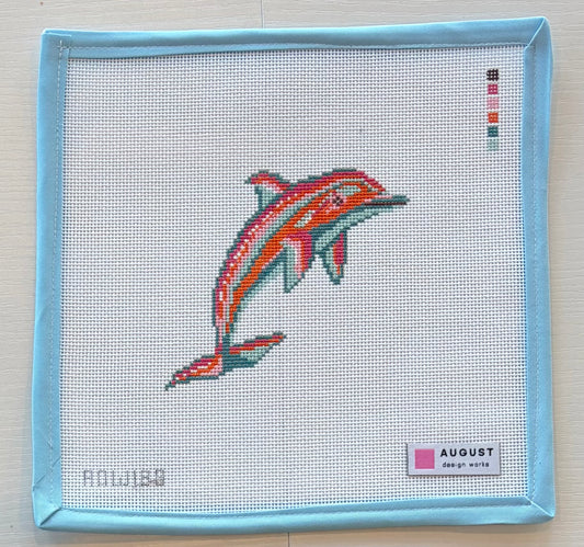 Dolphin - Needlepoint Canvas