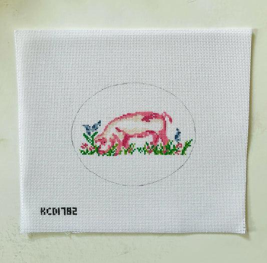 Pink Pig Canvas