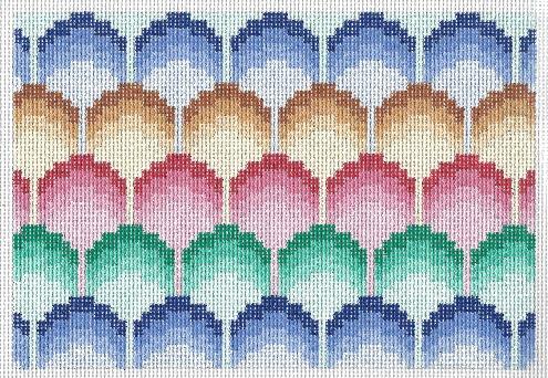 Lollipop Clutch Needlepoint Canvas