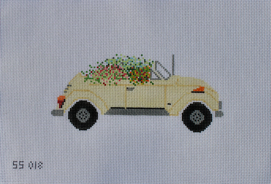 Volkswagen with Flowers