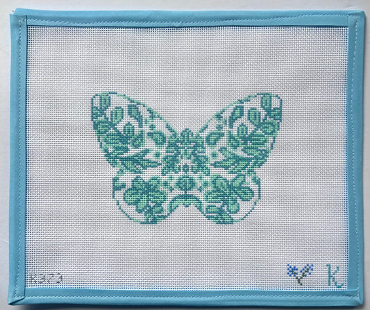 Chinoiserie Butterfly-Teal