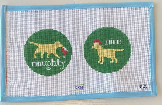 Naughty/Nice Yellow Labs