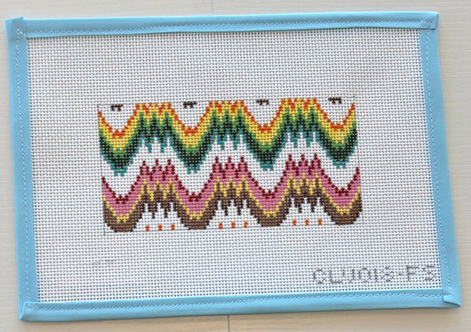 Rectangular Insert - Flame Stitch