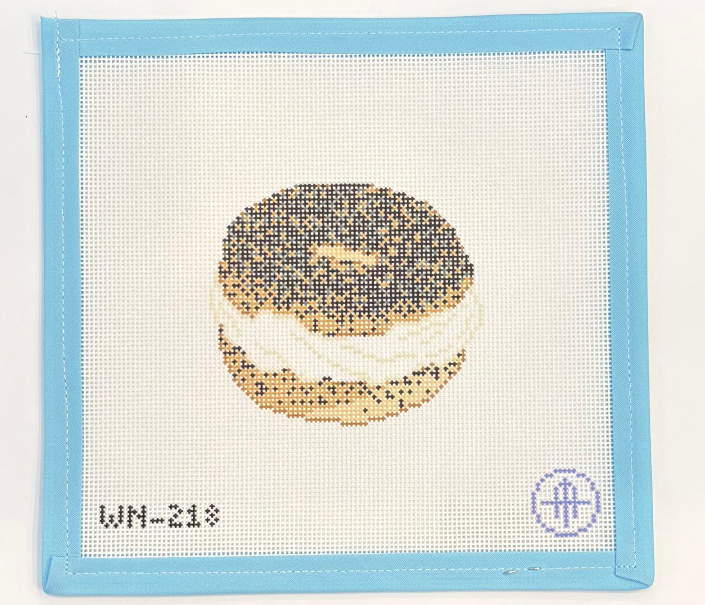 Cream Cheese on a Poppy Bagel