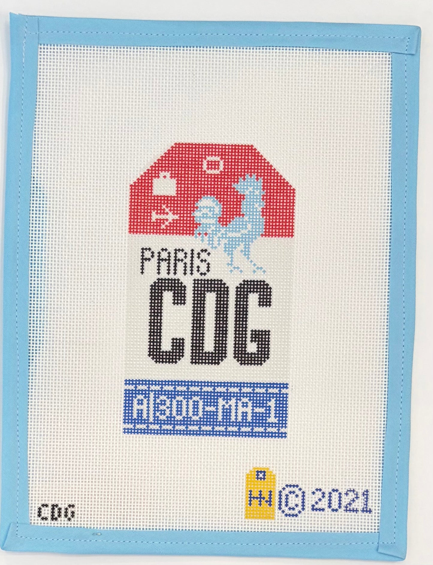 Paris Retro Travel Tag