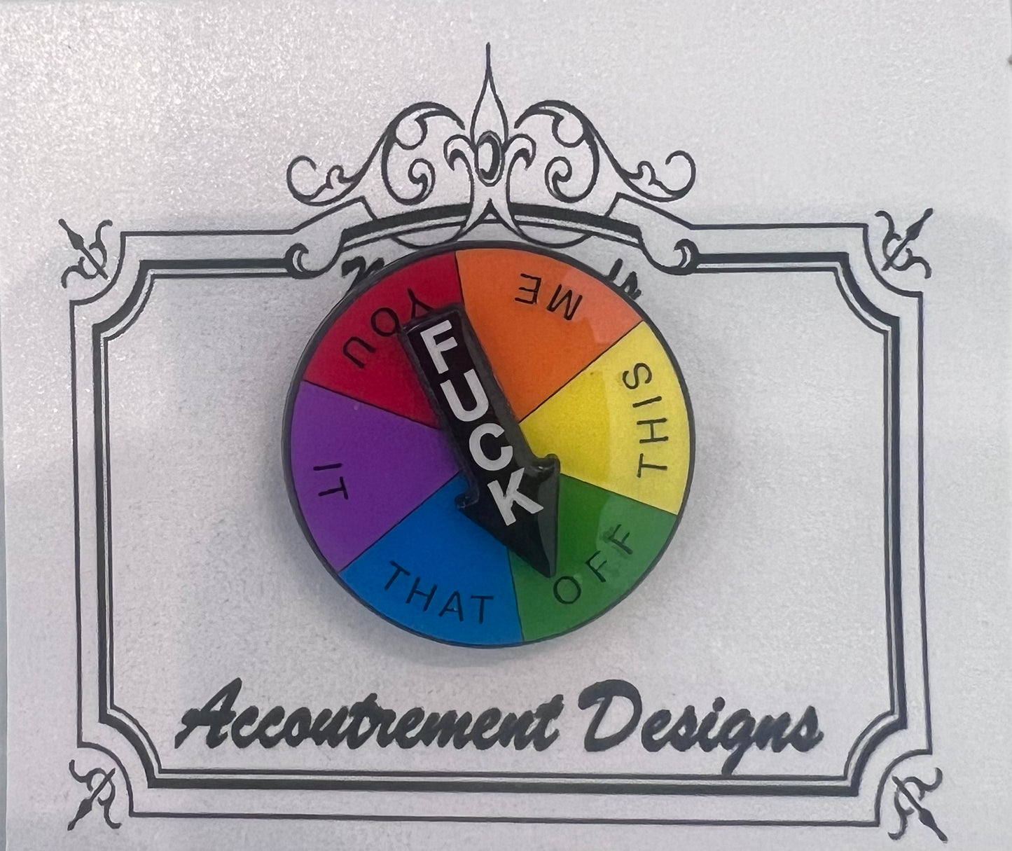 Cuss Word Wheel Needle Minder