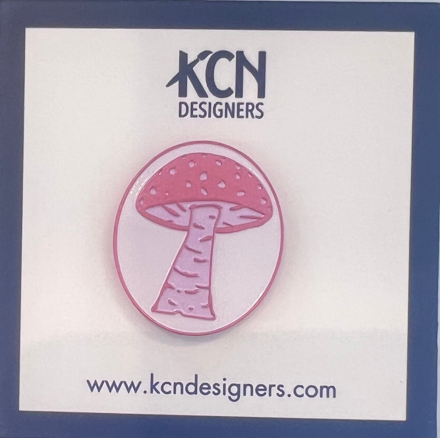 Pink Mushroom Needle Minder