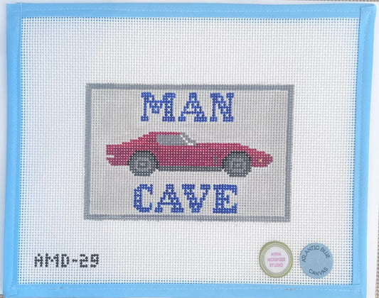 Man Cave - Red Corvette