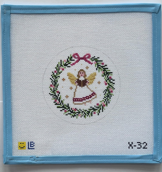 Angel with Songbook Wreath