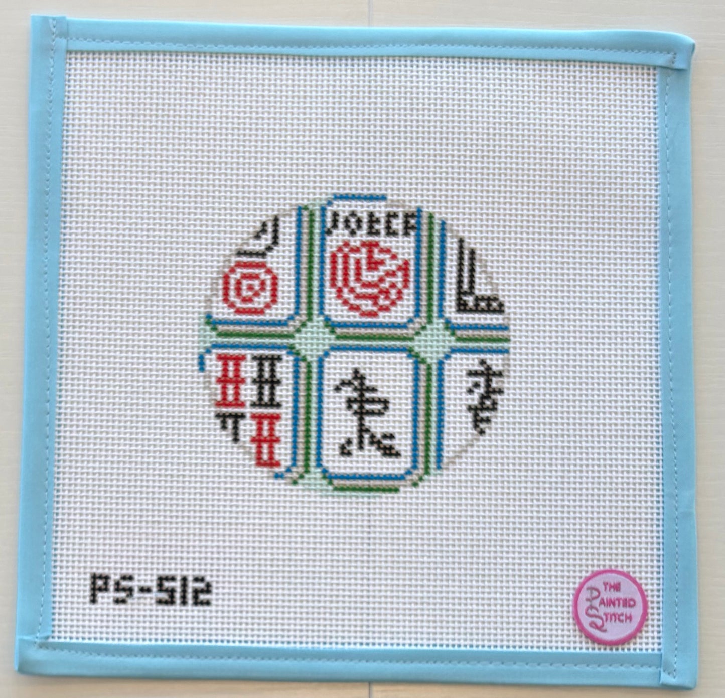 Mahjong Tiles Round: Jewel 13 Mesh
