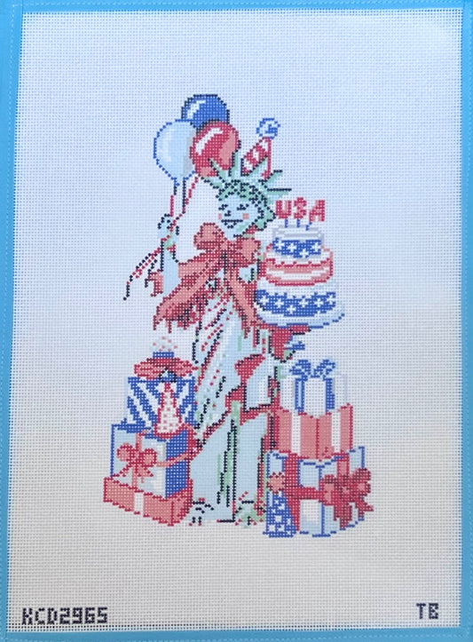 Lady Liberty Printed Canvas