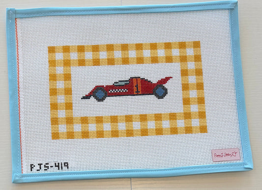 Gingham Race Car