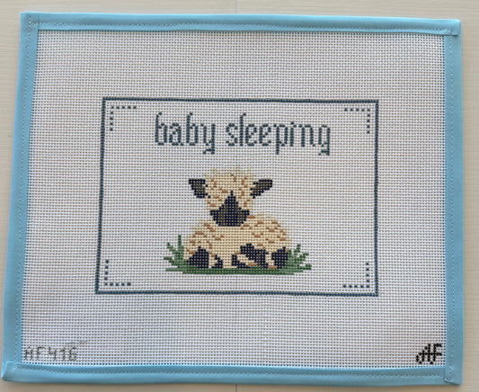 Baby Sleeping Sign- lamb