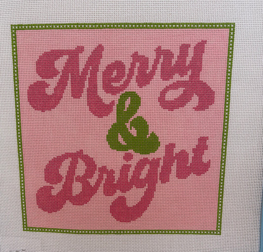 Merry and Bright Needlepoint Canvas
