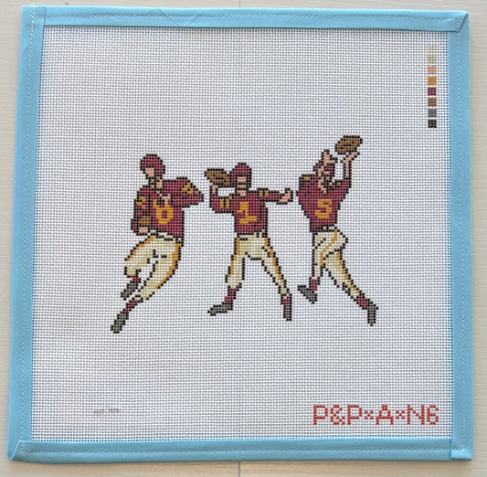 Garnet & Gold Football Players